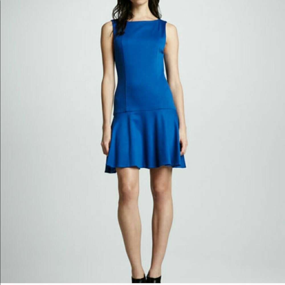 Alice + Olivia Blue Lora Dress